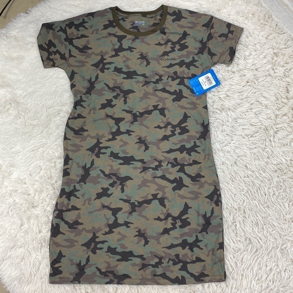 NWT Columbia Park Printed Camo Dress - Picture 1 of 5